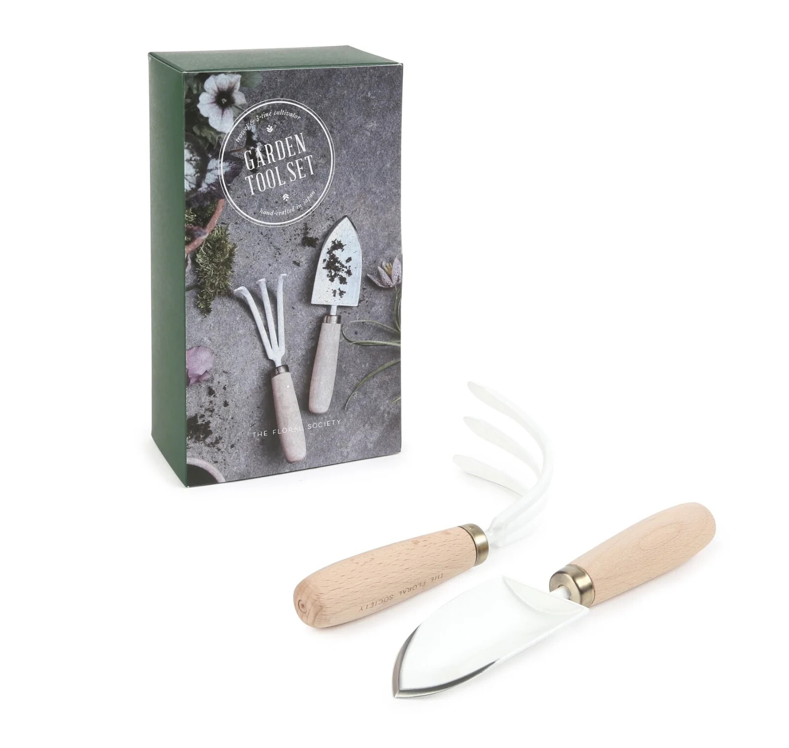 The Floral Society Garden Tool Set, White, Count -2