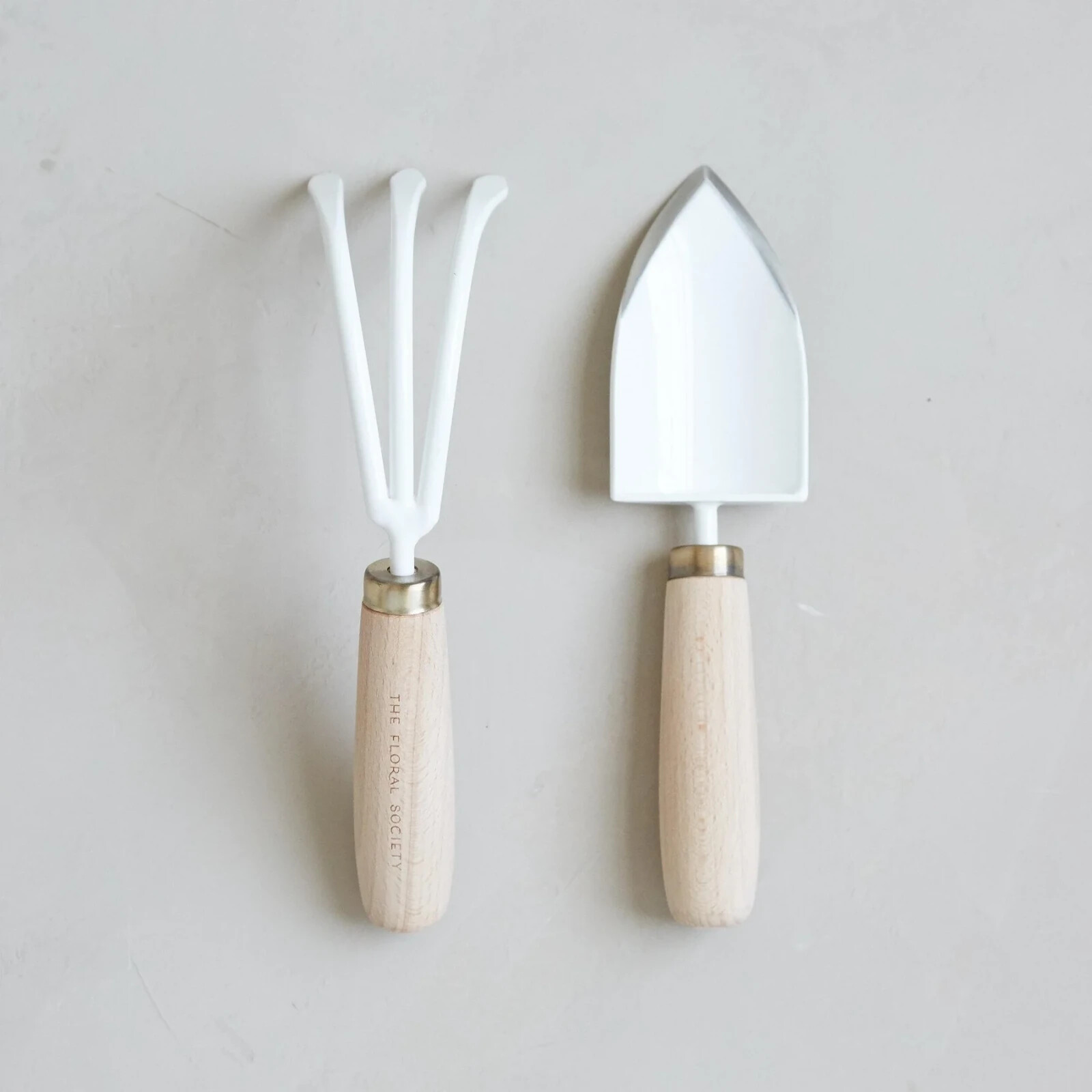 The Floral Society Garden Tool Set, White, Count -2
