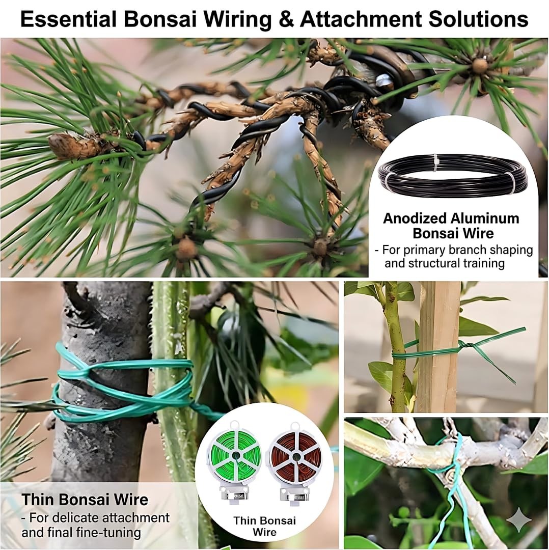 Bonsai Tools Set, 20-Piece Bonsai Tools Set with Waterproof Repotting Mat, Pr…