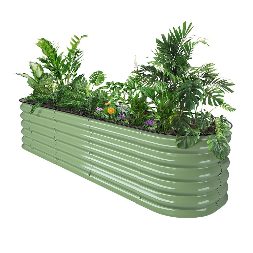 DripWorks Raised Garden Bed | 6 in 1 Modular & Rectangular Design | Metal