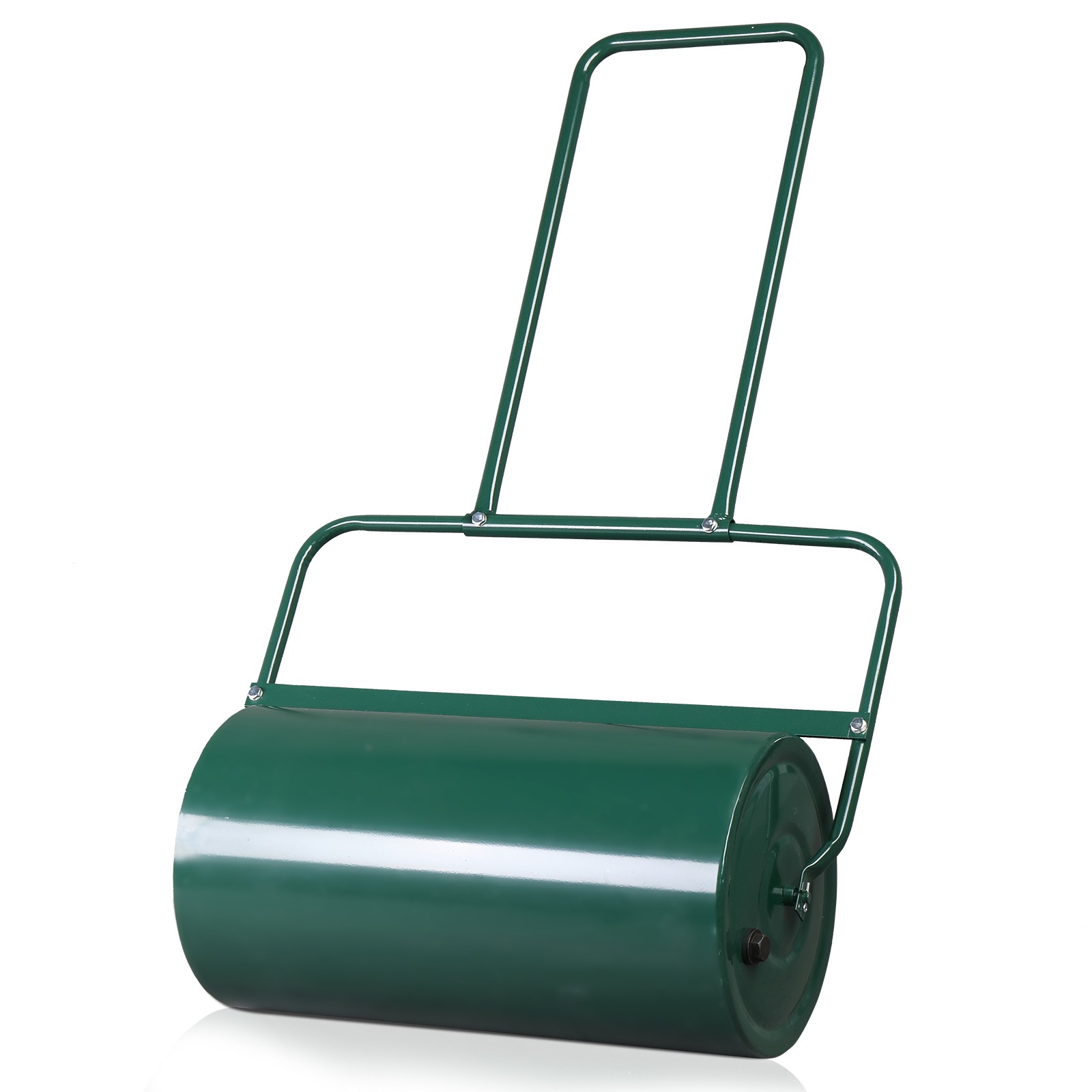 24in Lawn Roller Iron Cylindrical Garden North America Black（same as 90673505）