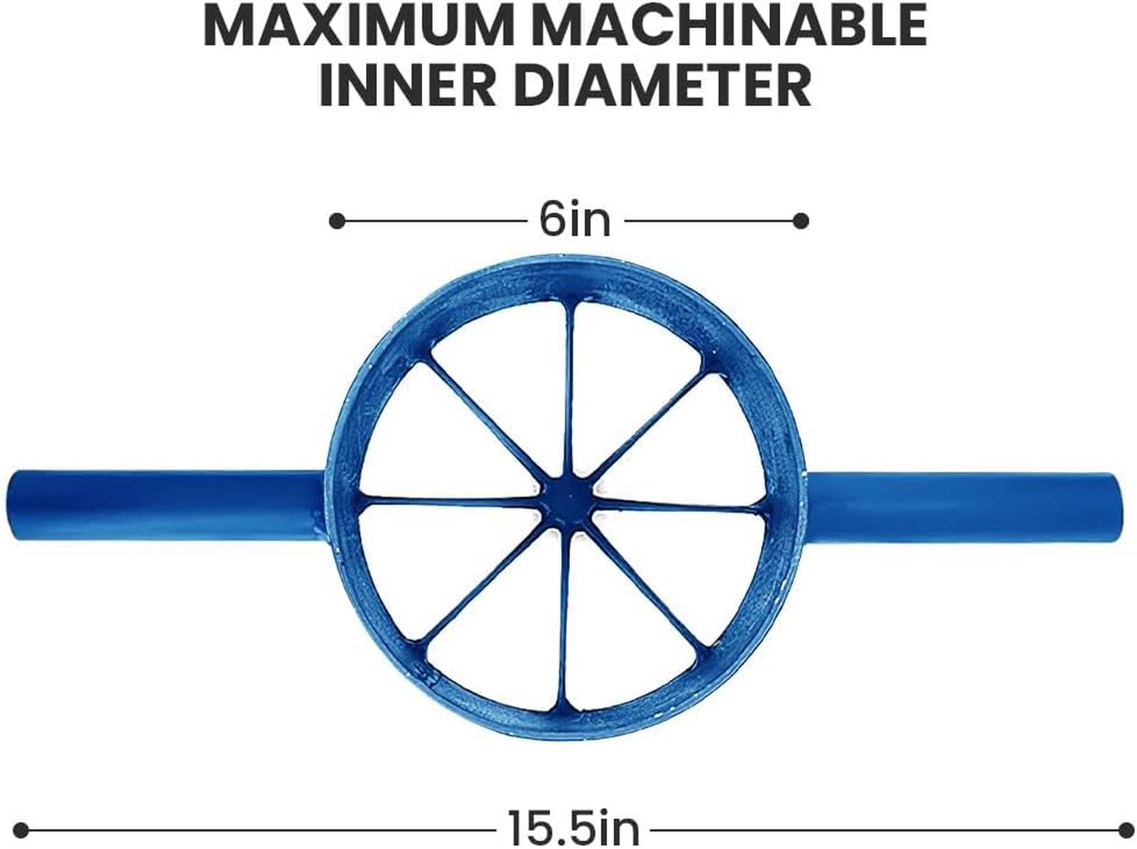 Bamboo Splitter 6in Manual Dividing Tool (2-16 Cut) Steel Bamboo Splitting Tool