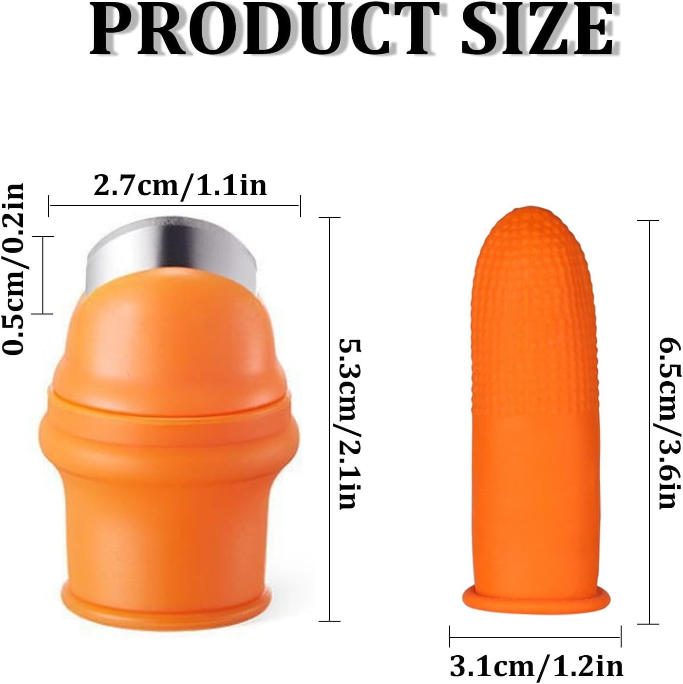 6 PCS Gardening Silicone Thumb Knife Harvesting Tool Convenient and efficient