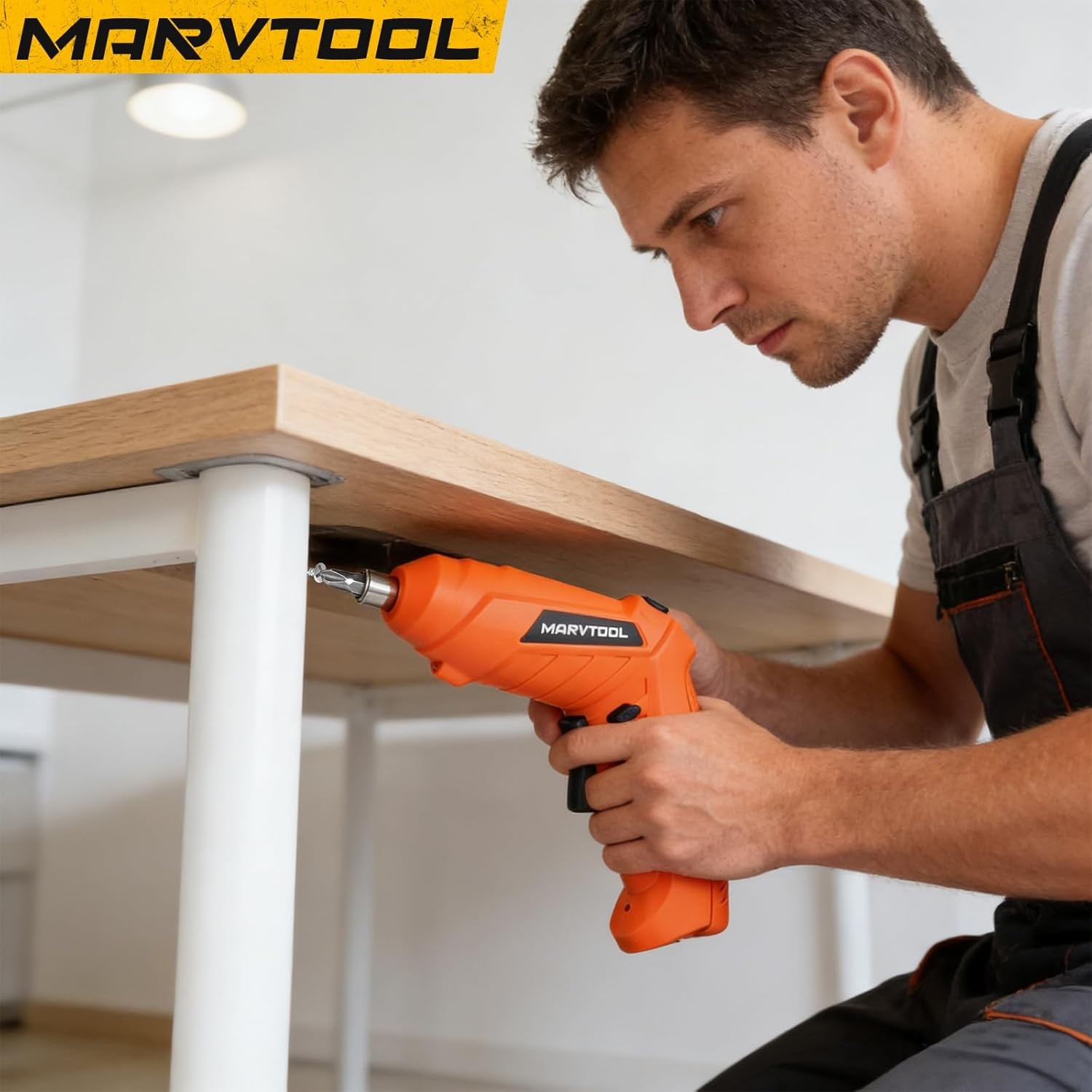 Basic Tool Set with Cordless Drill and Portable Storage Case