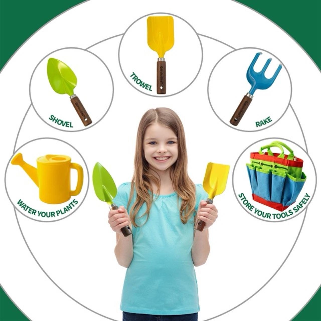 GardenBee Kids Gardening Tool Set, Kid’s Garden Kit, Kid’s Craft Kit, Kid’s
