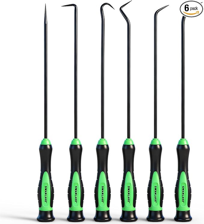 Pick And Hook Set 6 Piece Garage O Ring Seal Remover