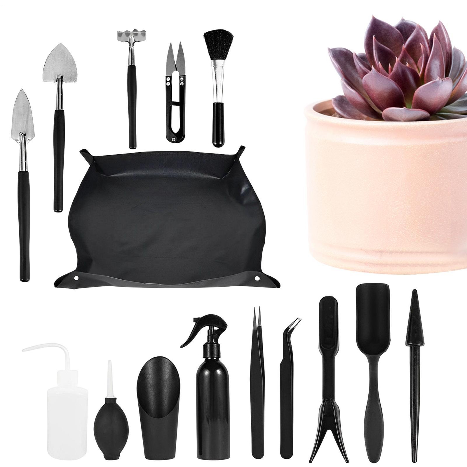 16x New Garden Mini Tools Gardening Tools Kit For Seedling Soil Caring