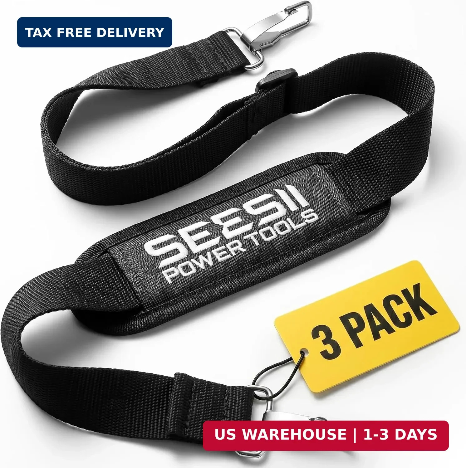 SEESII Universal Shoulder Strap for Cordless Pole Saw, Leaf Blower & Hedge Trimm