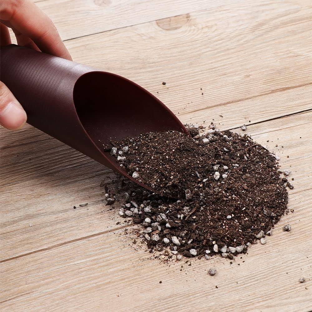 Black Bonsai Soil Scoops- Potting Scoopers Bucket Shovel- Potting Scoopers Bu…