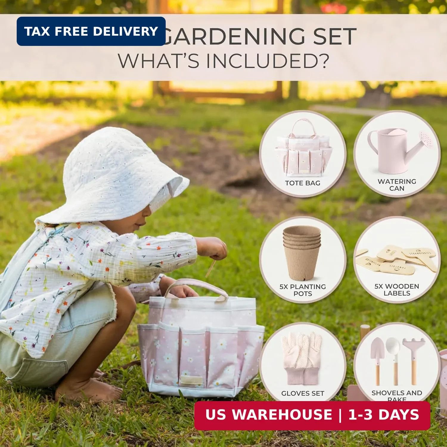 The Ultimate Kids Gardening Set – The Perfect Toddler Gardening Set with Durable