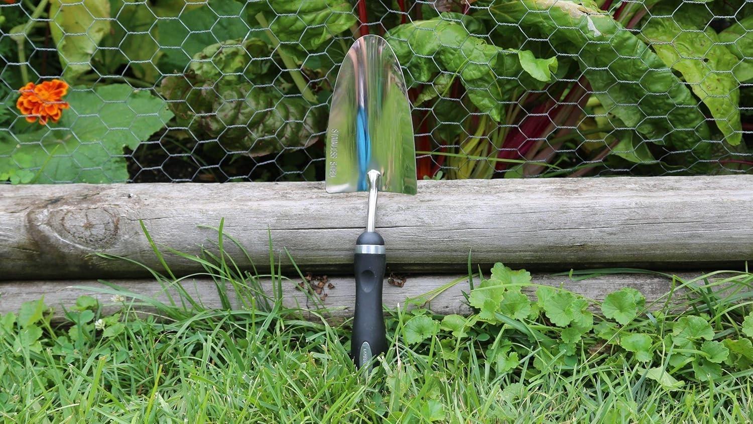 Bend-Proof Garden Trowel – Heavy Duty Polished Stainless Steel – Rust Resista…
