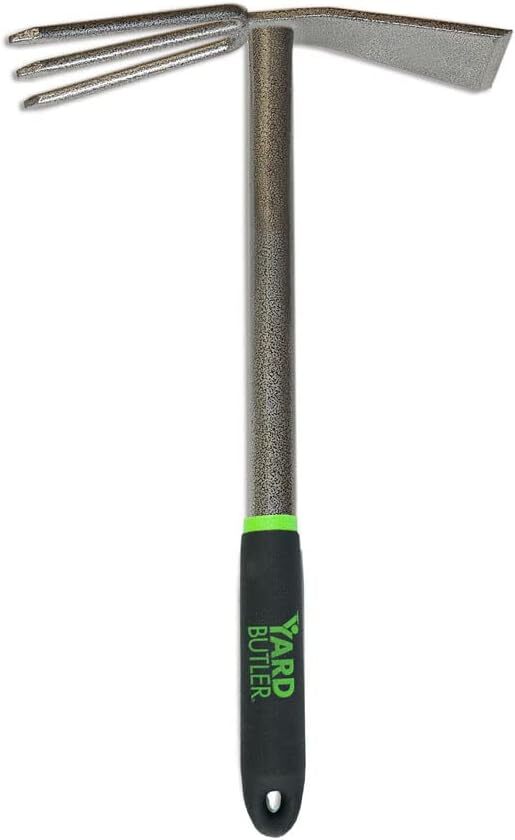 Yard Butler Steel Garden Hand Tool – Pick Axe, Hand Cultivator, Hand Rake & Hoe