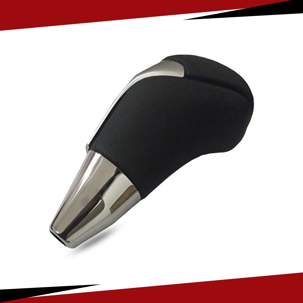 BLACK SILVER AUTOMATIC GEAR KNOB FIT FOR ALL TOYOTA HILUX VIGO REVO 2005-ON