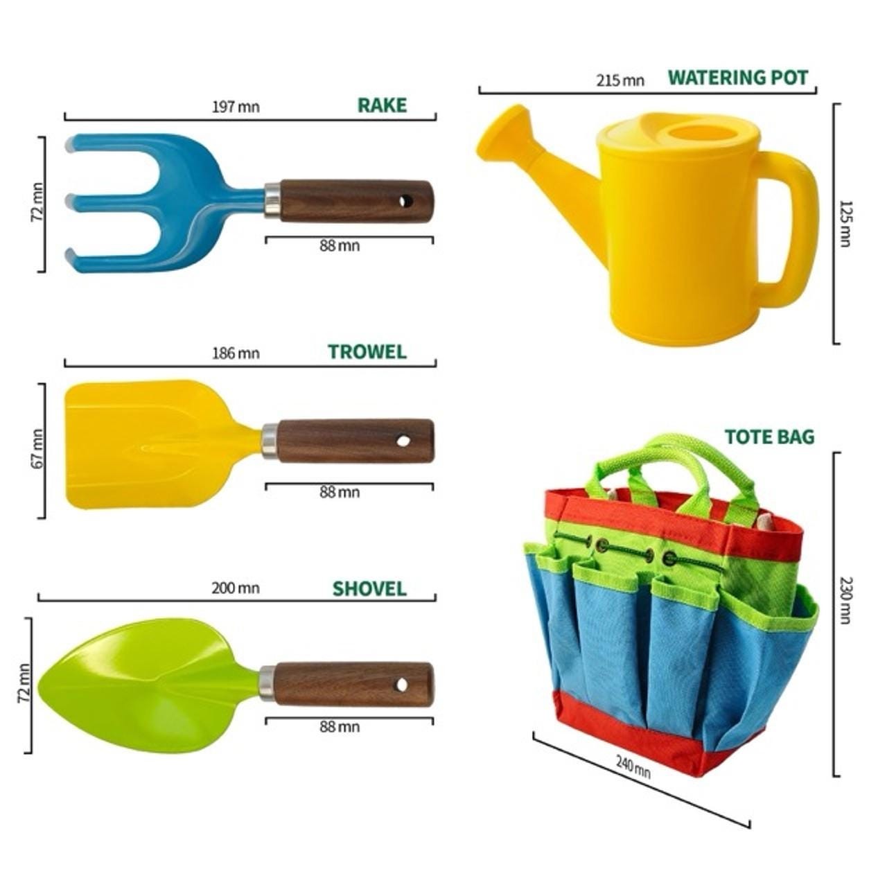 GardenBee Kids Gardening Tool Set, Kid’s Garden Kit, Kid’s Craft Kit, Kid’s