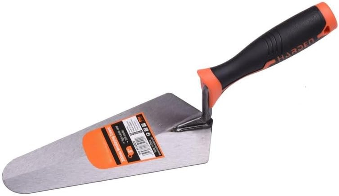Edward Tools 6” Brick Laying Trowel – High Carbon Steel Gauging Brick Trowel For