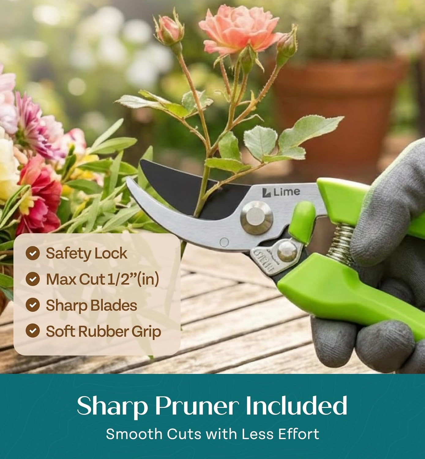Heavy Duty Gardening Tools – Gardening Gifts for Women, Men, Mom, Dad – Durable,