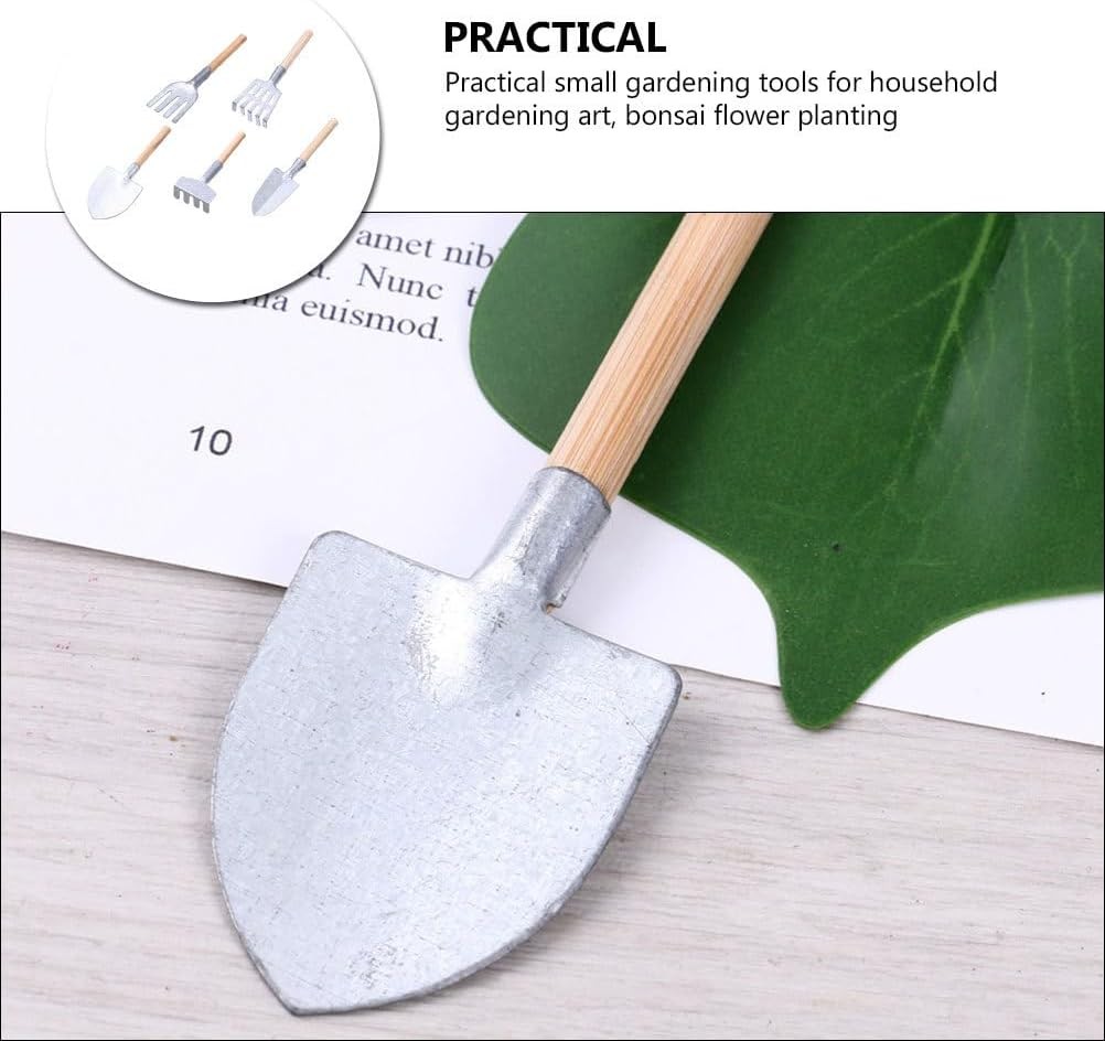 Mini Garden Shovels Set 10 Pcs Small Gardening Tools Multi-Function Trowels