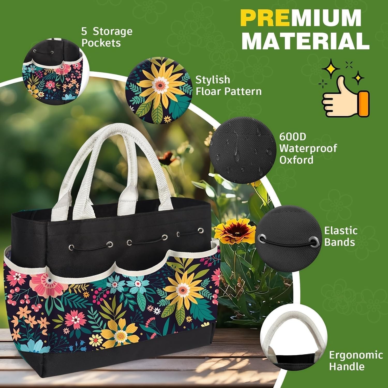 22Pcs Gardening Tools Set for Women Heavy Duty Garden Hand Tool Kit Garden Gifts