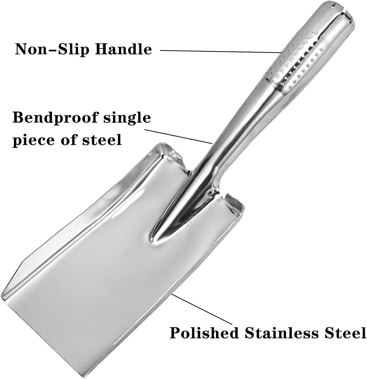 Garden Shovel Hand Trowel, Heavy Duty Stainless Steel Gardening Tools, Spade Sho