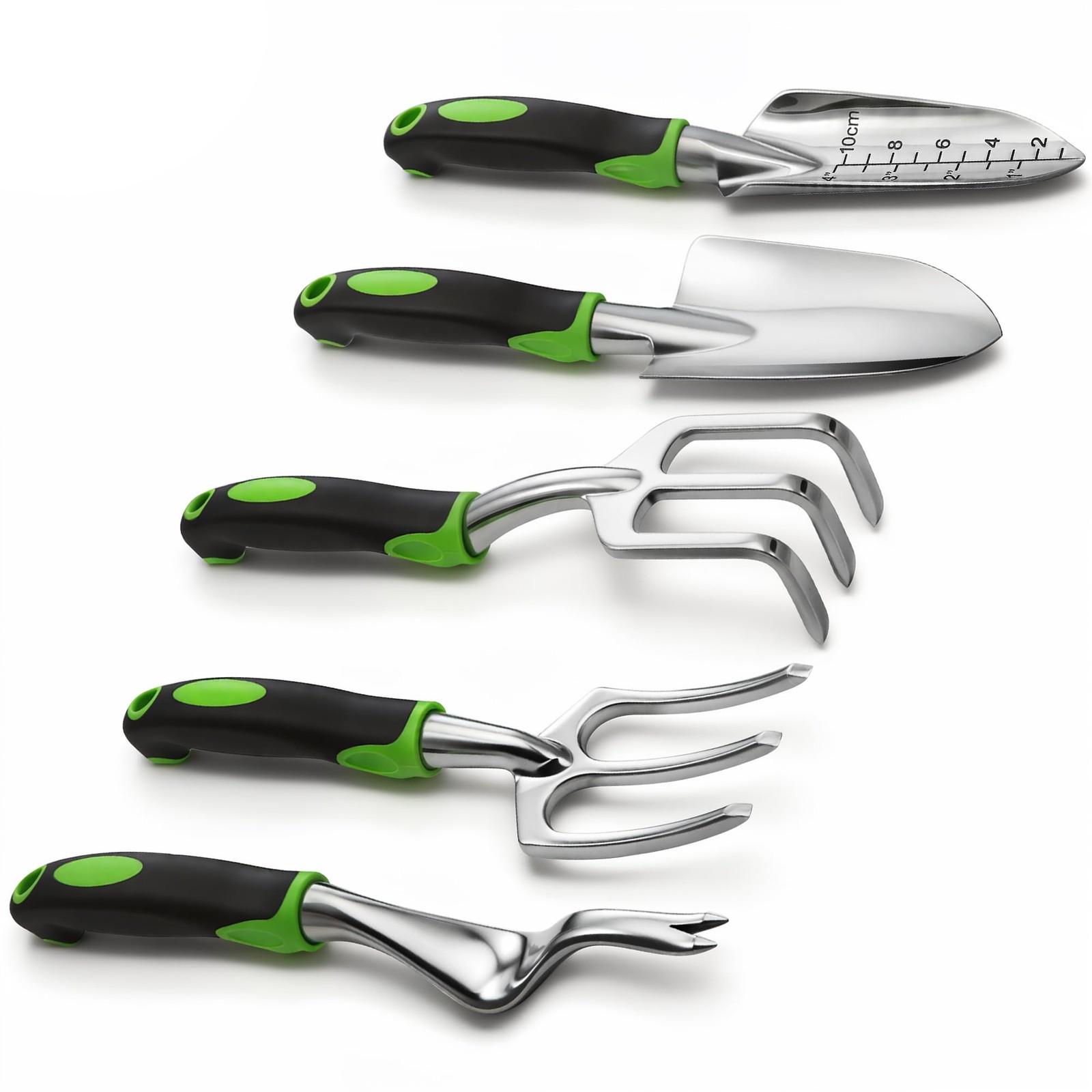 Gardening Tool Set, Heavy Duty Aluminum Alloy Hand Tools, Ergonomic Handle De…