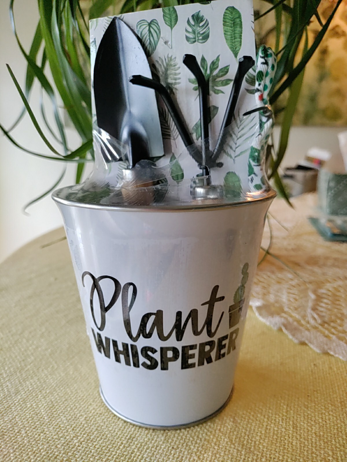 Plant Gift Set-Mini Garden Tool Set with Table Top Decor NEW!!