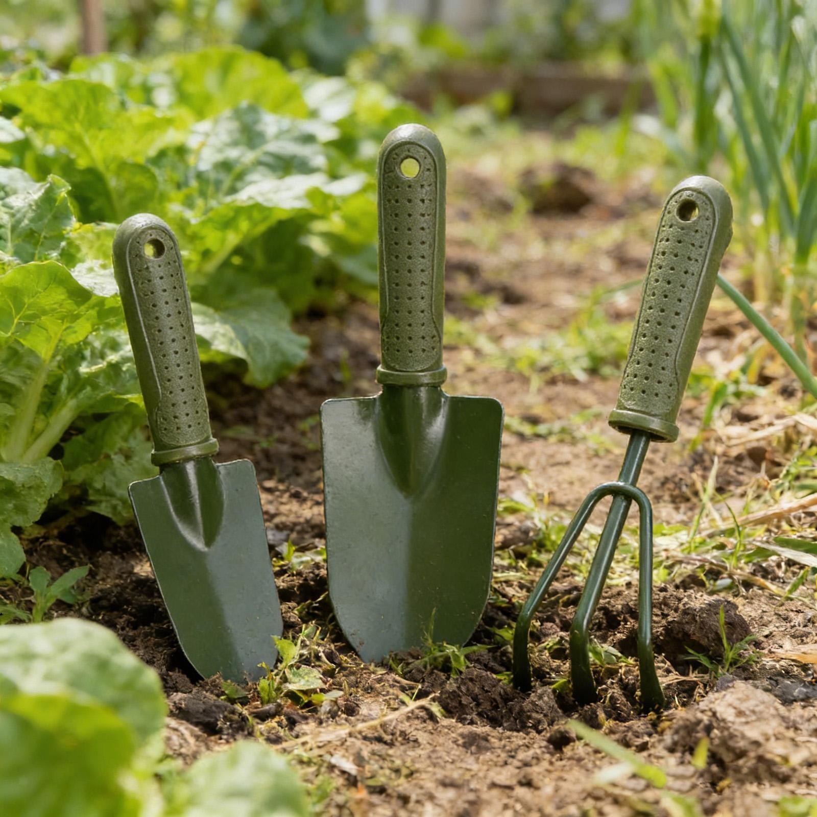 Gardening Tool Set Lightweight Minimalist Transplant Planting Iron 3 in 1