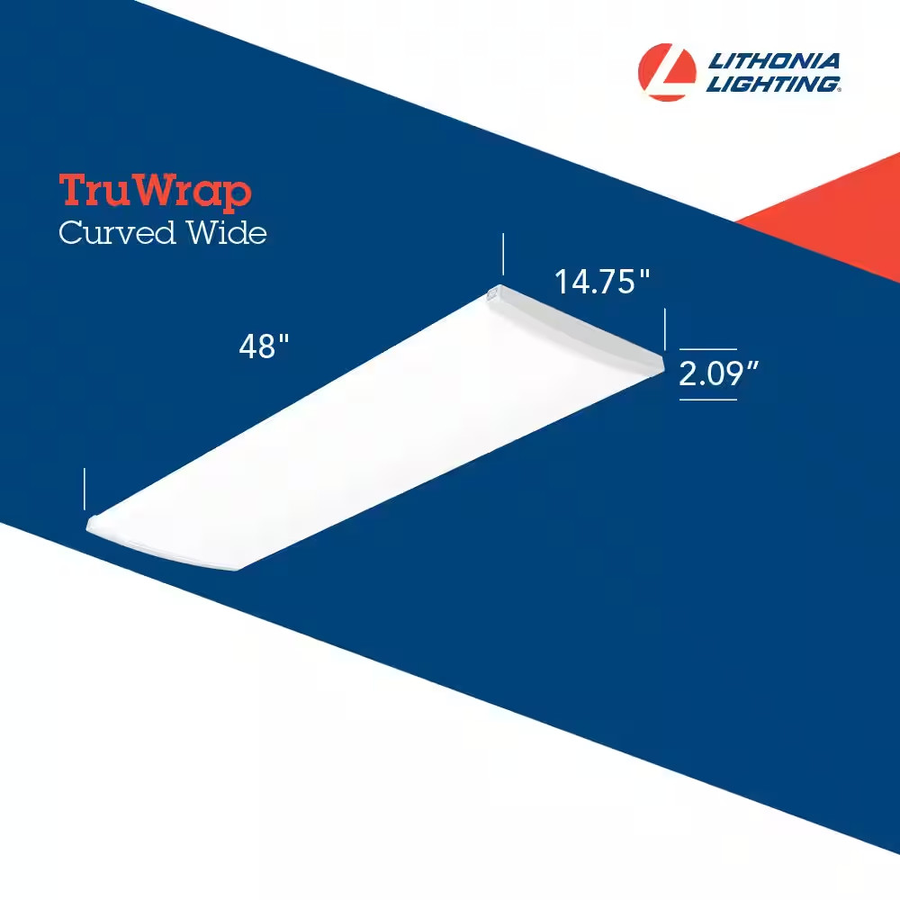 Contractor Select TRUW Adjustable Lumen Integrated LED White Wraparound Light Fi