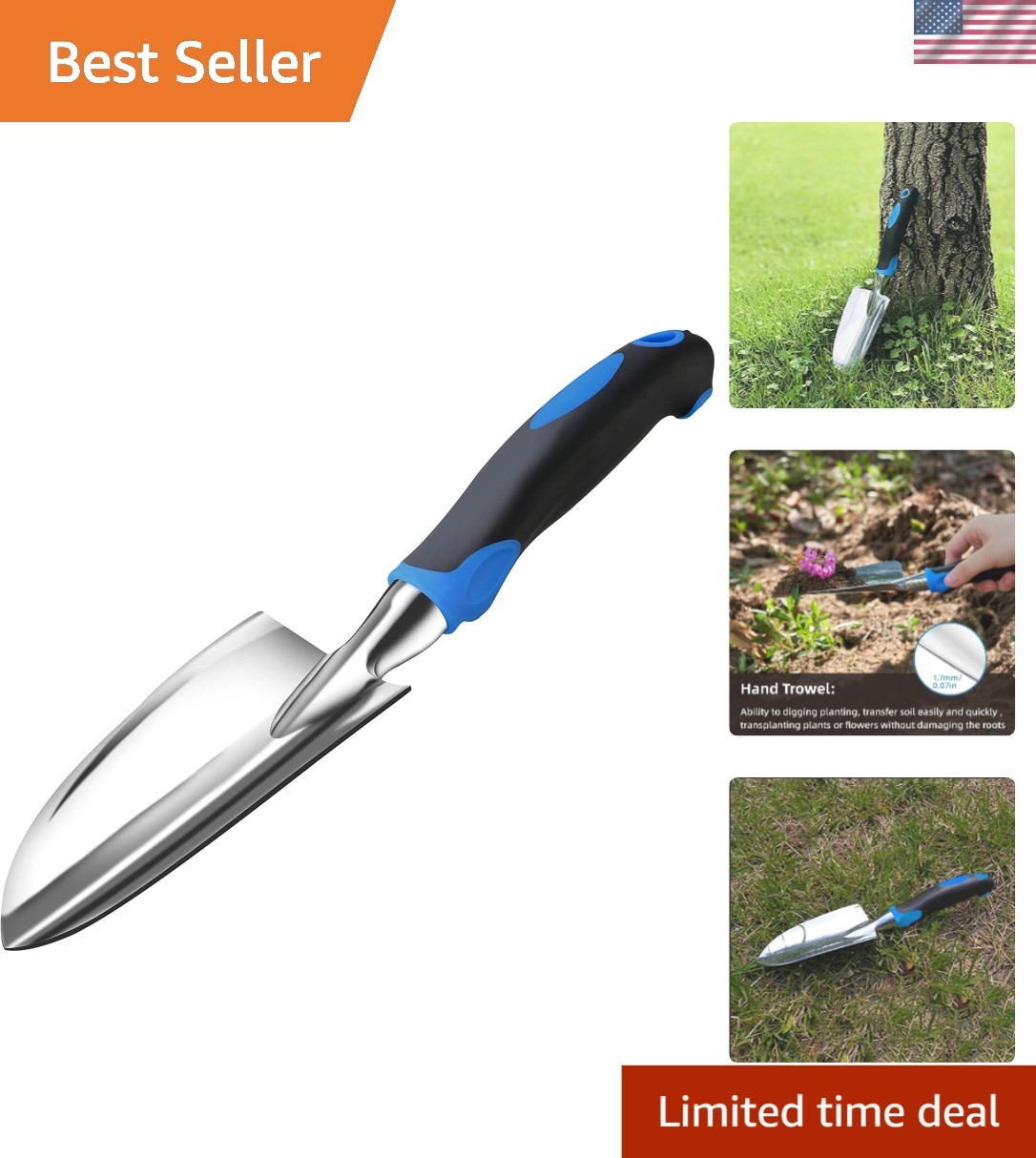 Versatile Gardening Trowel with Comfortable Grip – 0.18kg Lightweight Design
