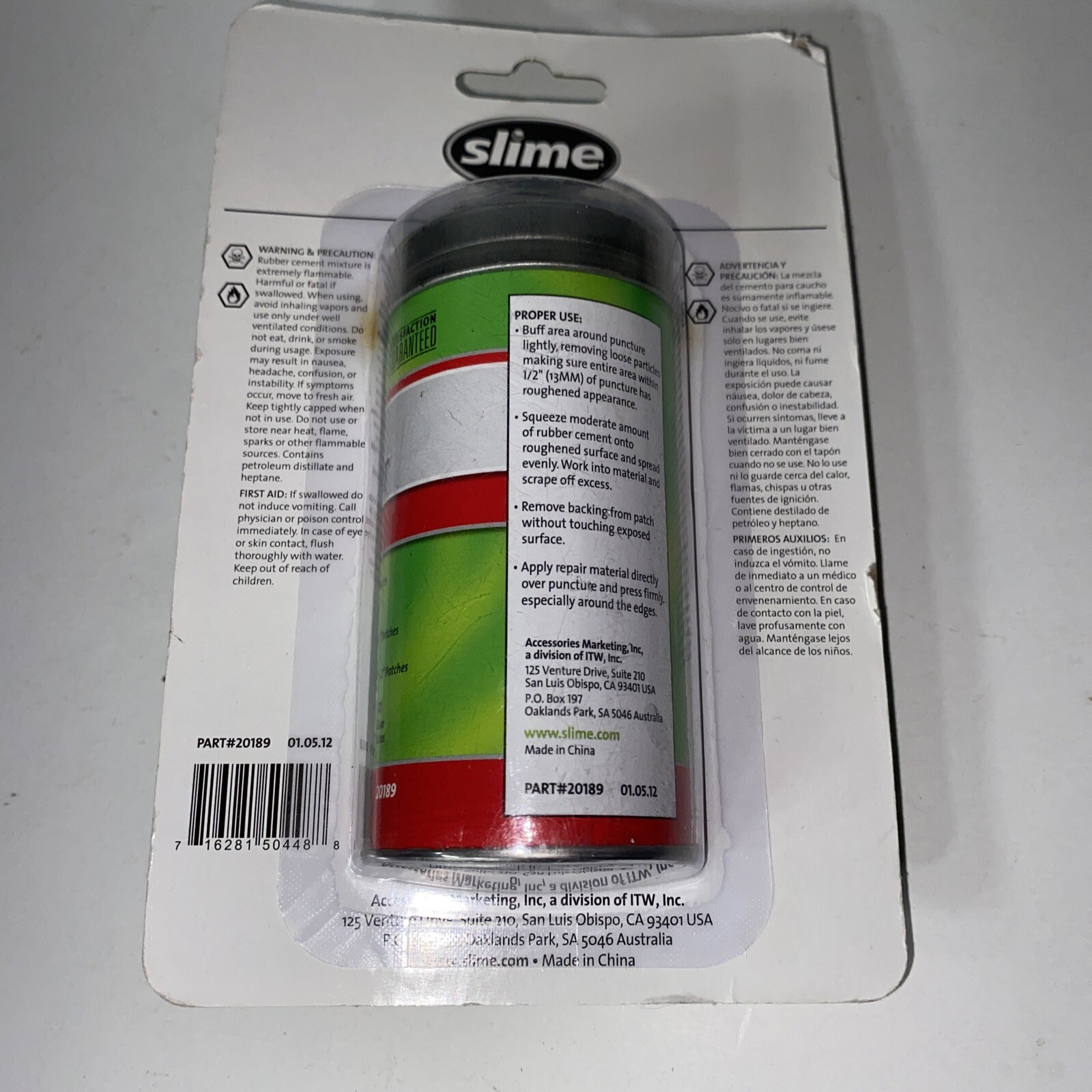 Slime Rubber Patch Kit – Pack of 27 Pieces