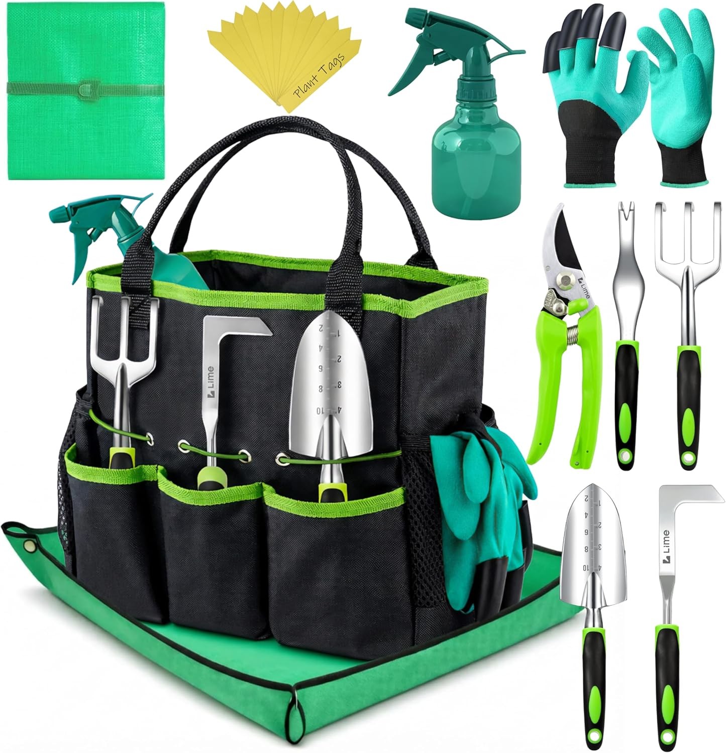 Heavy Duty Gardening Tools – Gardening Gifts for Women, Men, Mom, Dad – Durable,