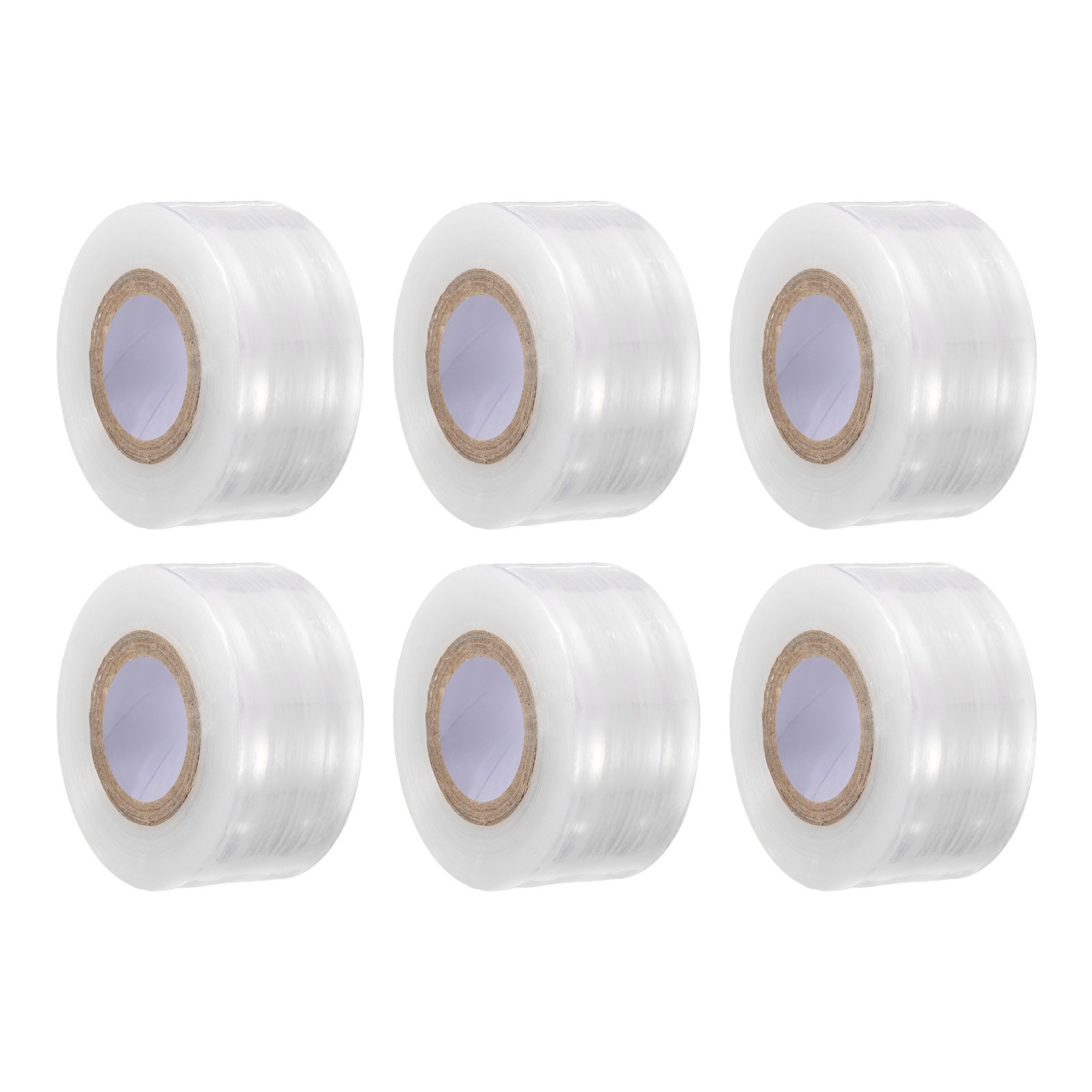 6pcs Fruit Tree Grafting Tape 3CM x 100M PVC Grafting Film for Plants, White