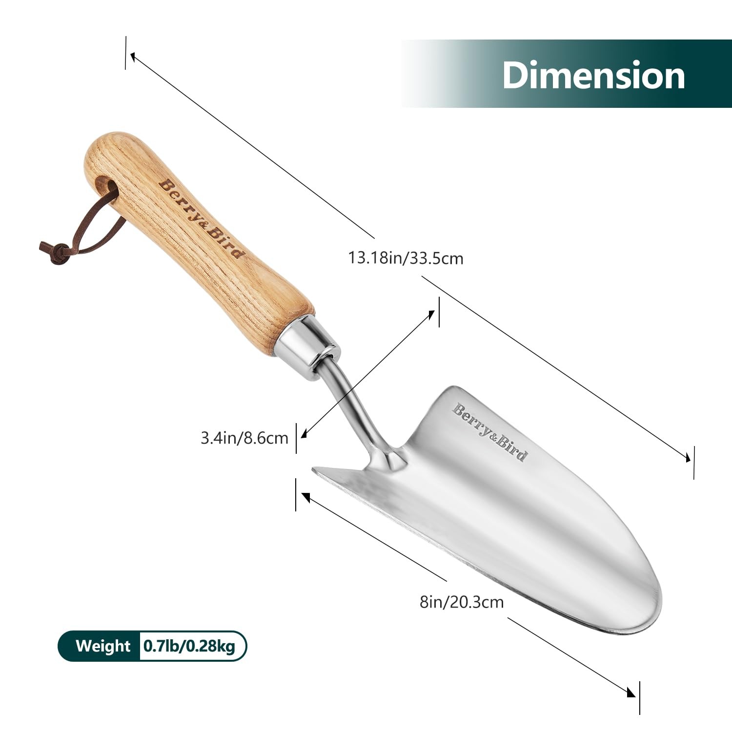 Stainless Steel Trowel, Garden Small Flower Hand Shovel, Potting Soils Scoop …