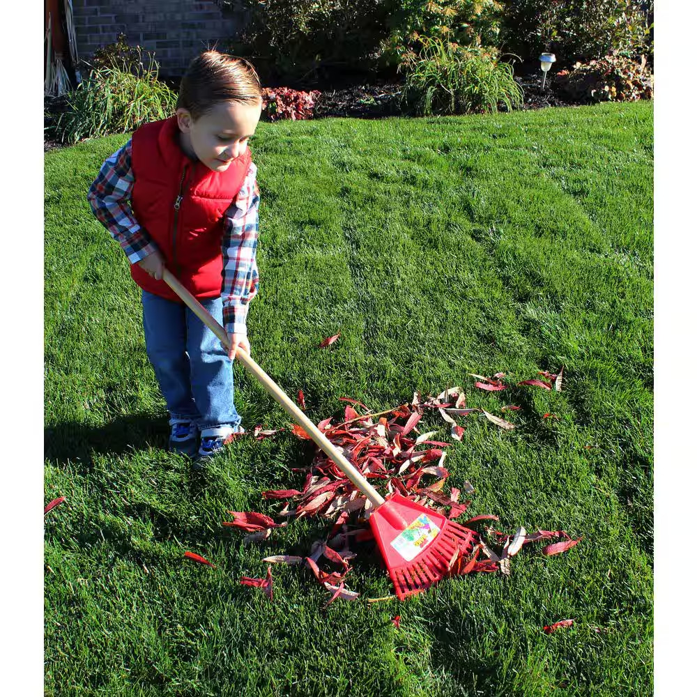 Little Diggers Series Kid Safe Poly Garden Leaf Rake