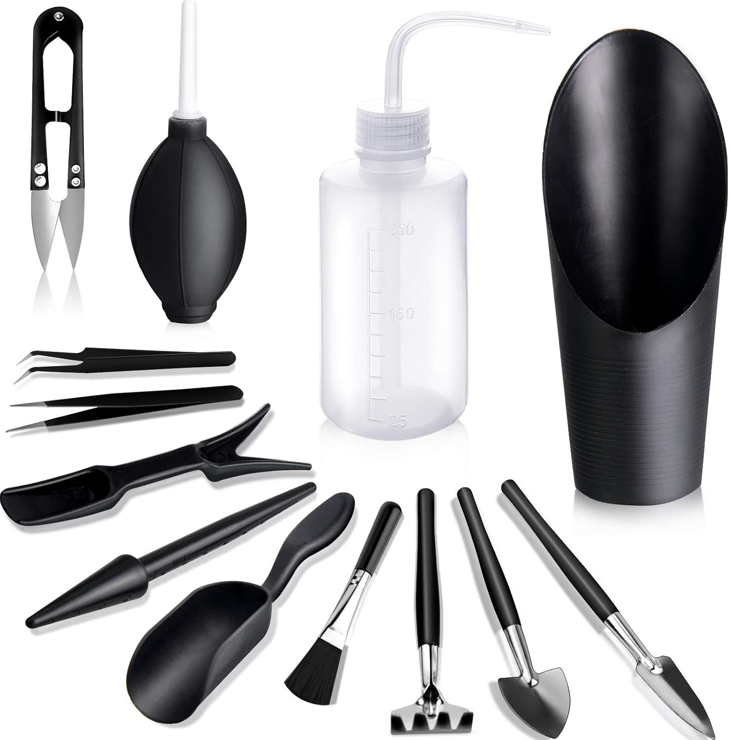 Succulent Tools, 13 Pcs Mini Garden Tool Set, Transplanting Tools Set,Succulent