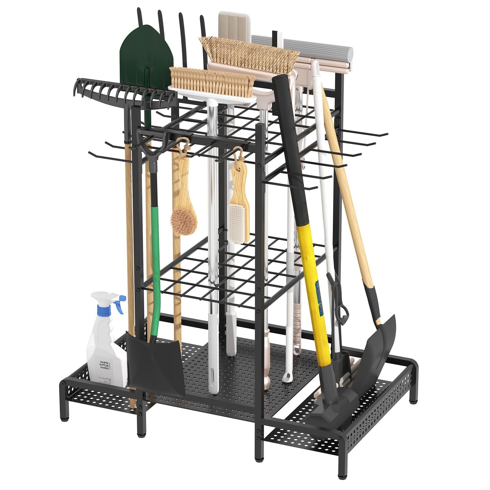 Organizer Yard Tool Storage Rack,Garden Organizer,Steel Yard Tool Racks To St…