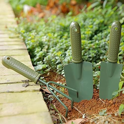 Garden Shovel Trowel – Alloy Hand Spade with Anti-Slip Plastic Handle