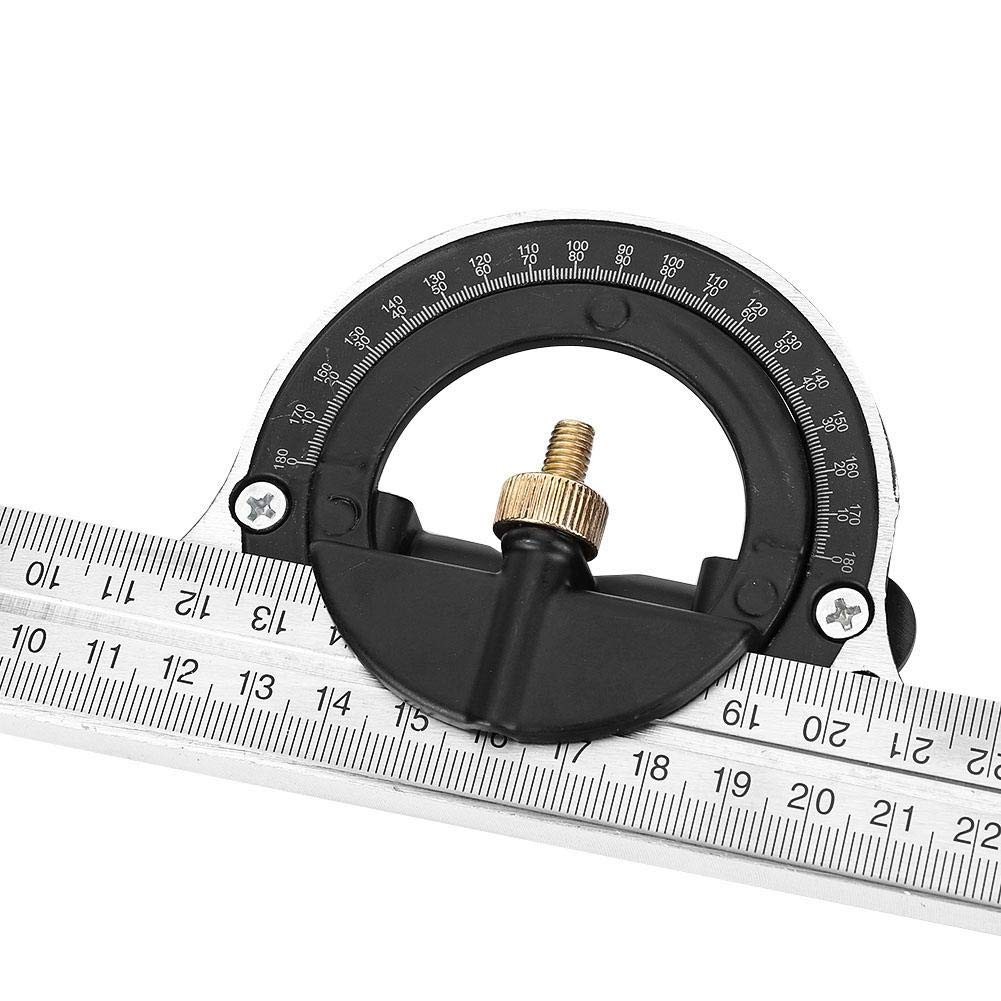 125 Stainless Steel T Ruler Combination Set Protractor Stainless Steel Angle