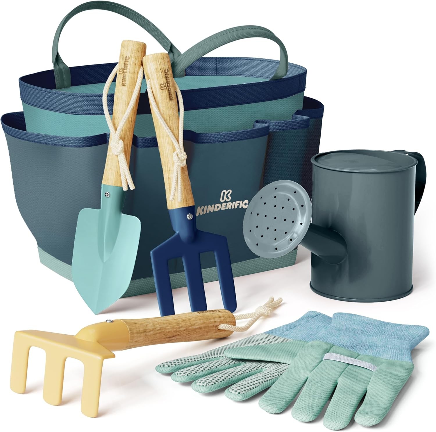 Gardening Set, Tool Kit, for Children, (Ocean Blue)