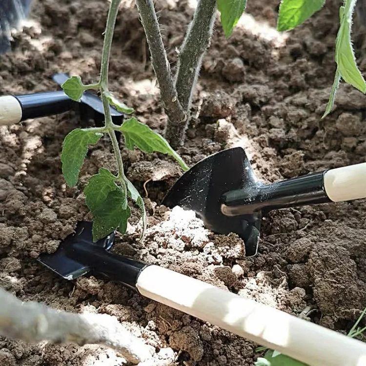 3pcs Mini Garden Tools Set for Planting, Digging, Weeding & Pot Gardening