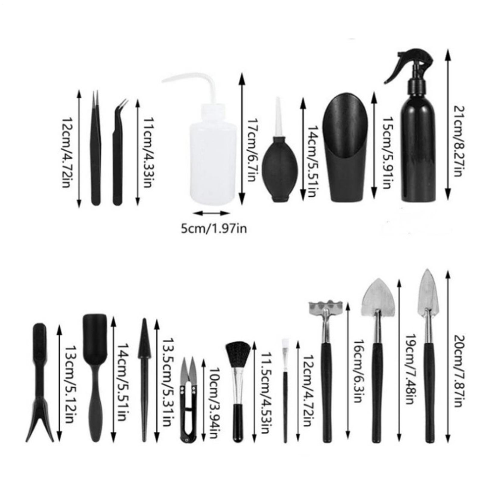 16x New Garden Mini Tools Gardening Tools Kit For Seedling Soil Caring