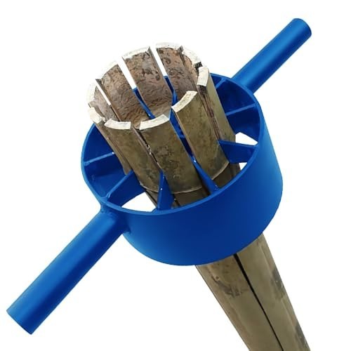 Manual Bamboo Splitter Tool – 6″ Steel Cutter for Easy Dividing (2-16 Cuts)