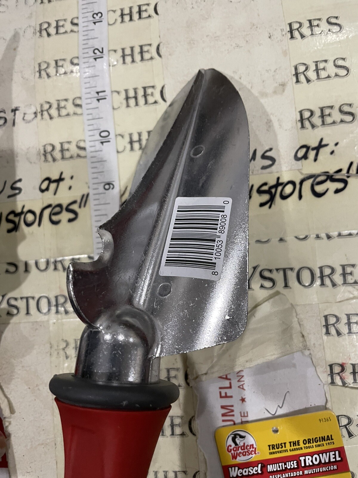 Garden Weasel Multi-Use Transplanter 91360 & Multi Use Trowel 91365 ,aluminum
