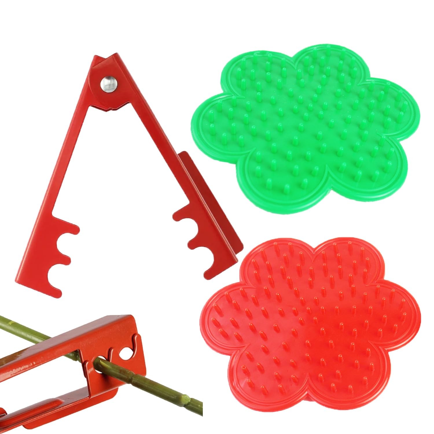 3 Pack Rose Thorn Stripper Rose Stem Leaf Thorn Stripper Dethroned Pulls Flor…