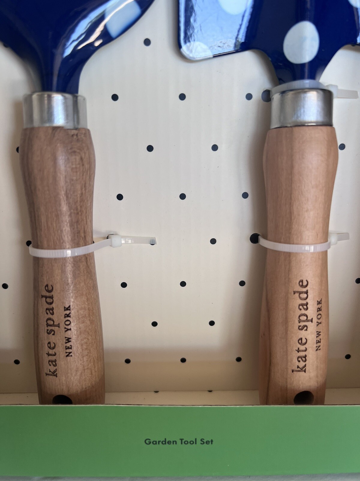 Kate Spade 2 piece Navy Dots Garden Tool Set