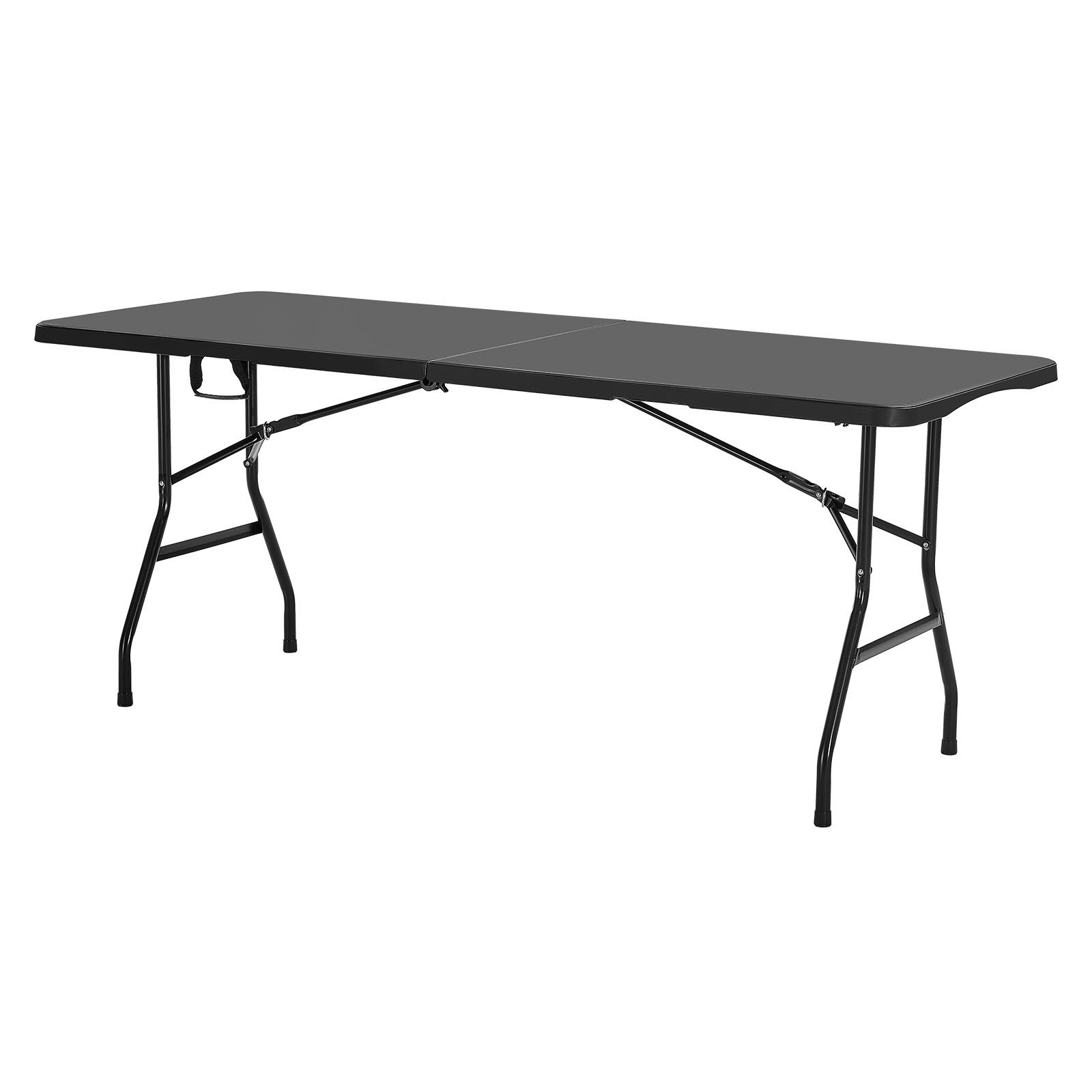 Folding Table,6 Ft Heavy Duty Portable Fold-in-Half Utility Table,Indoor Outdoor
