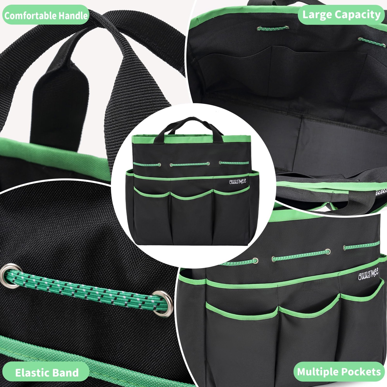 Garden Tool Set with Bag and Gloves, Heavy Duty Stainless Steel Gardening Too…
