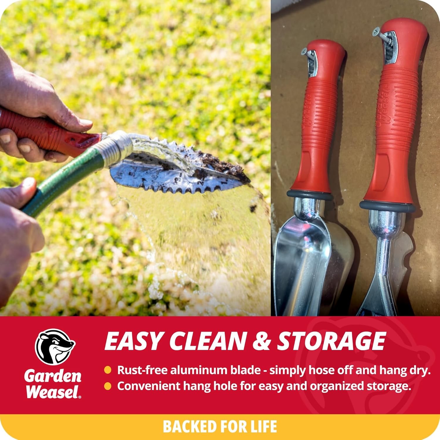 Garden Weasel Multi-Use Transplanter | Dig, Cultivate, Plant, Weed | Planting an