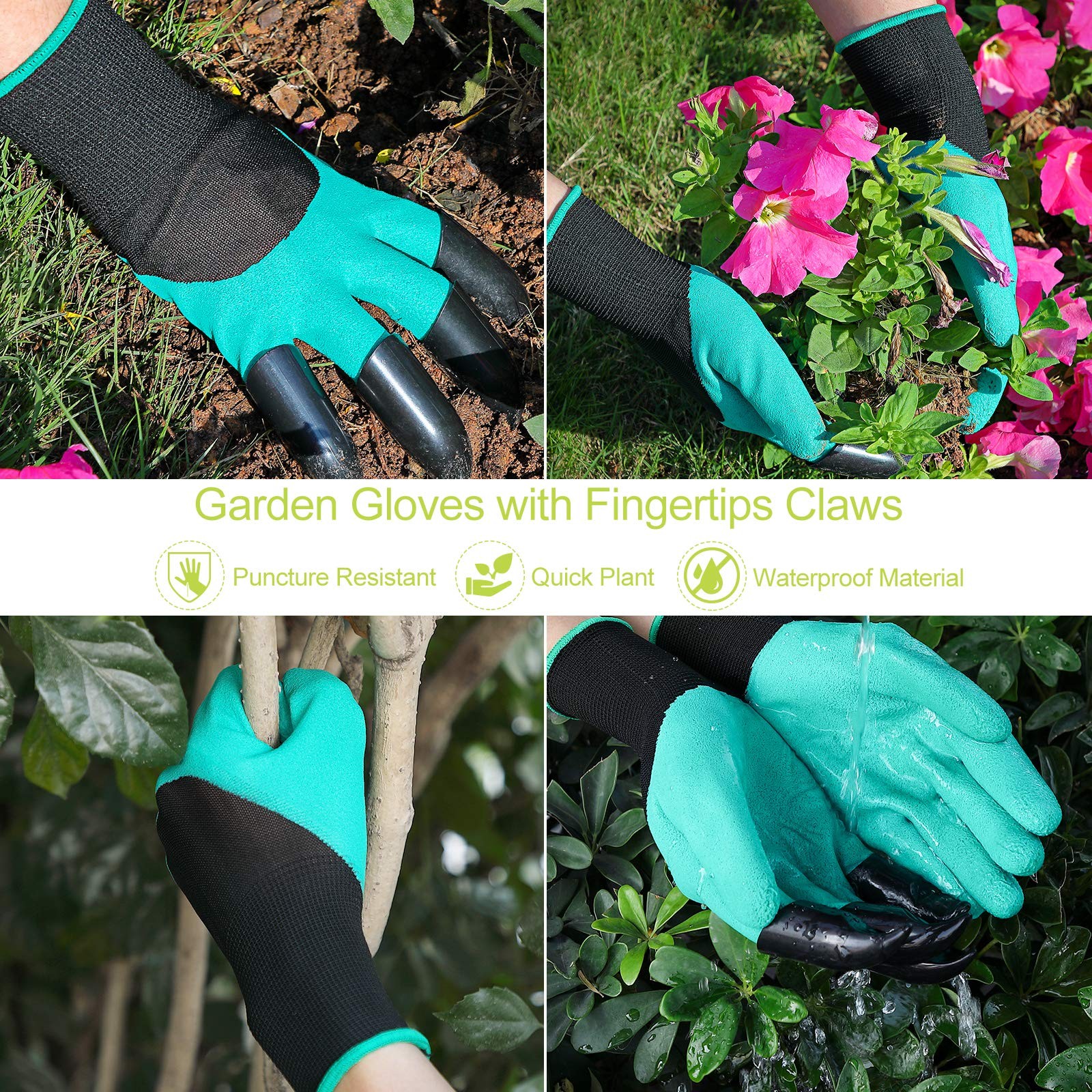 Gardening Tool Set 13 Pcs Heavy Duty Aluminum Gardening Tools Kit Floral Print G