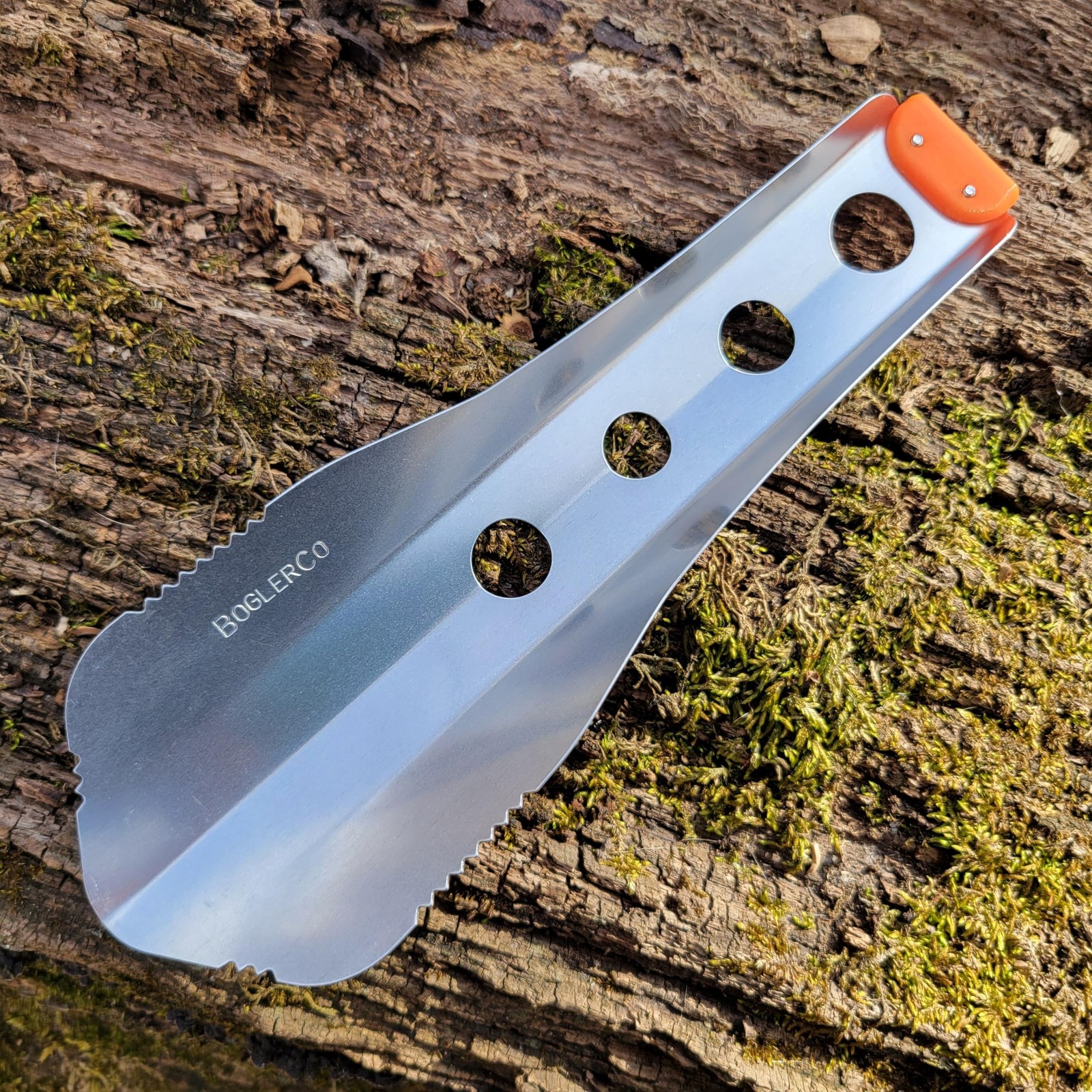 Ultralight Backpacking Trowel, 0.48 oz (13.5g) Orange