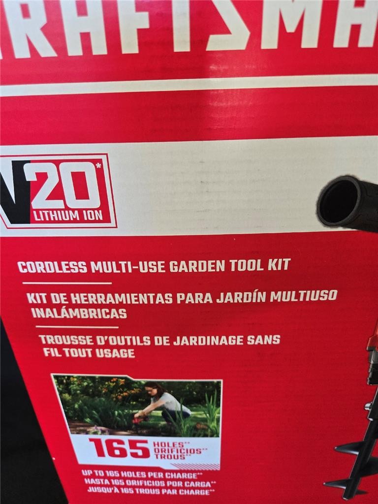 = Craftsman Cordless Multi Use Garden Tool Kit V20 CMCA320C1 Includes Battery